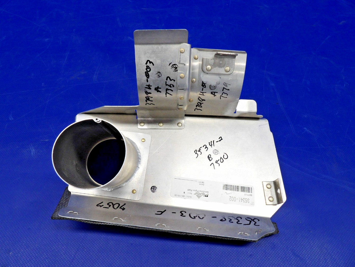 Piper PA-28-151/-161 Piper Engine Baffle P/N 35341-02 (0426-1311)2