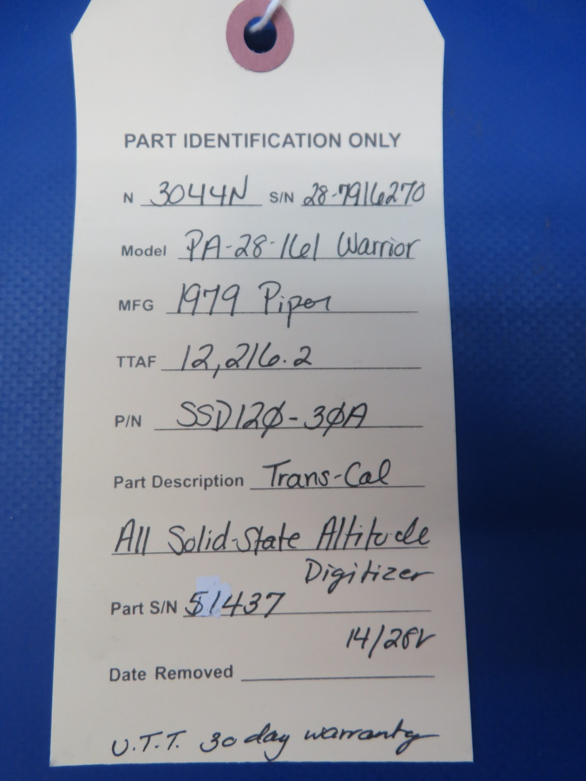 Trans-Cal Solid State Altitude Digitizer 14/28v SSD120-30A WARRANTY (0925-113)9