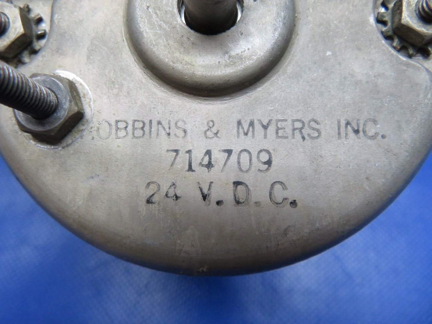 Robbins & Meyers Heater Blower Motor 24v P/N 714709 TESTED (0424-269)