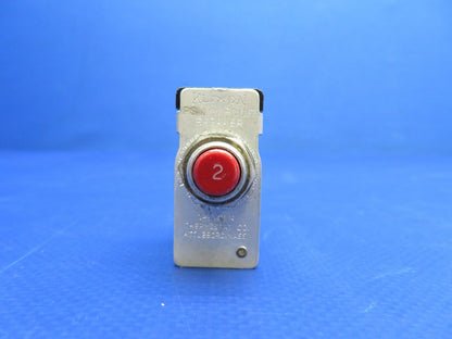 Mooney M20 Klixon PSM Circuit Breaker 2 Amp P/N PSM-2 (0426-1708)0