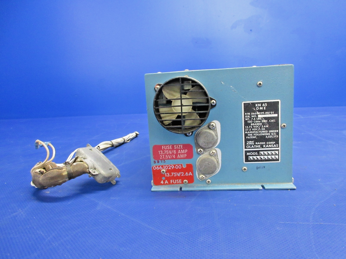 King KN65 / KA58 DME & Hold Adapter 14-28V 066-1029-00/01 WARRANTY (0926-839)1