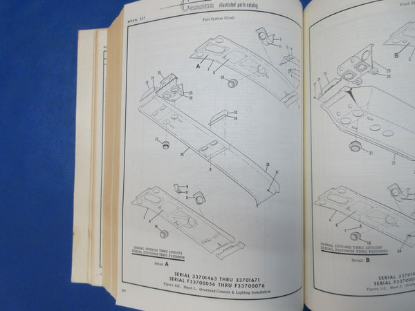 Cessna Skymaster 337G / F337G 1973 to 1976 Parts Catalog P/N P542-12 (1024-1293)