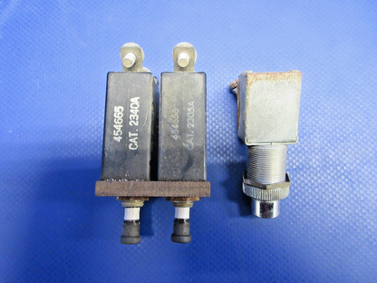 Piper PA-28-140 Starter Switch + Circuit Breaker P/N 454656 TESTED (0626-741)1