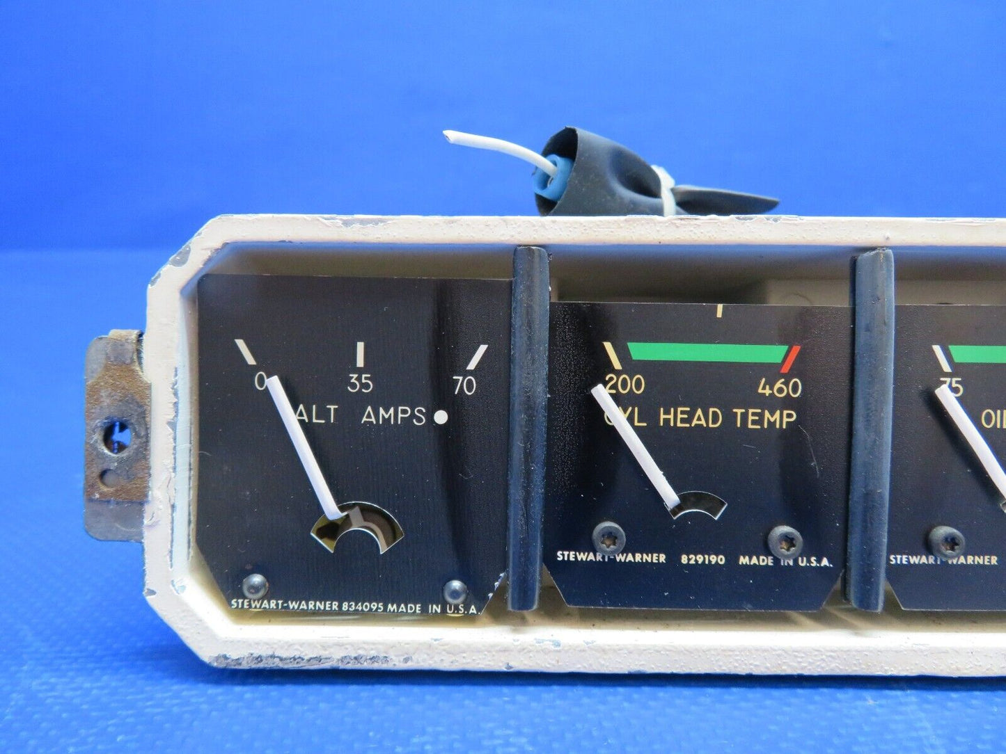 Piper PA-34 Stewart Warner Cluster Gauge 436459, 436459-Y10 WARRANTY (0424-1734)