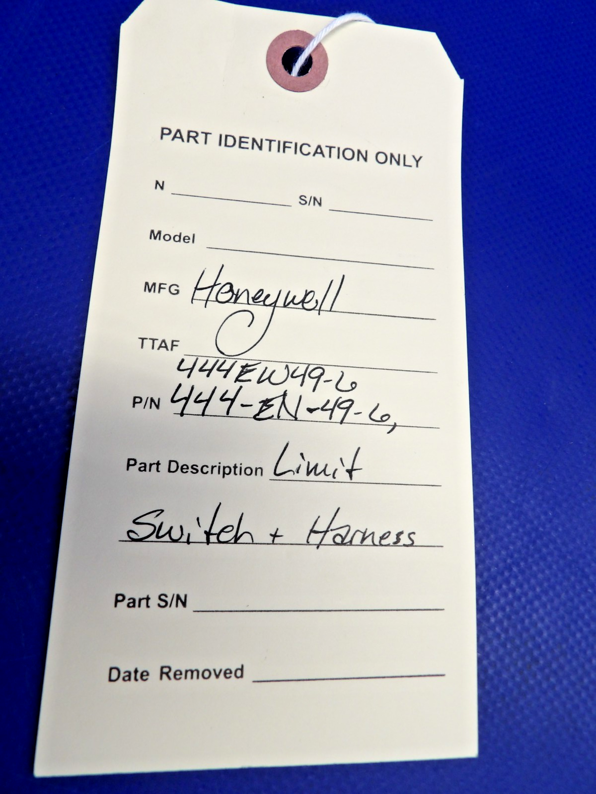 Honeywell Limit Switch & Harness P/N 444-EN-49-6 (0426-1222)8