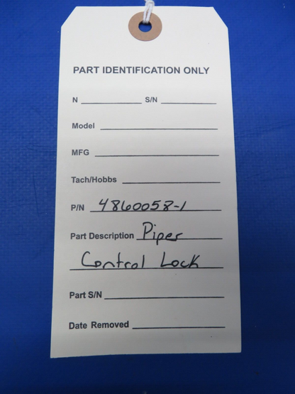 Piper Central Control Gust Lock P/N 4860058-1 (0923-342)