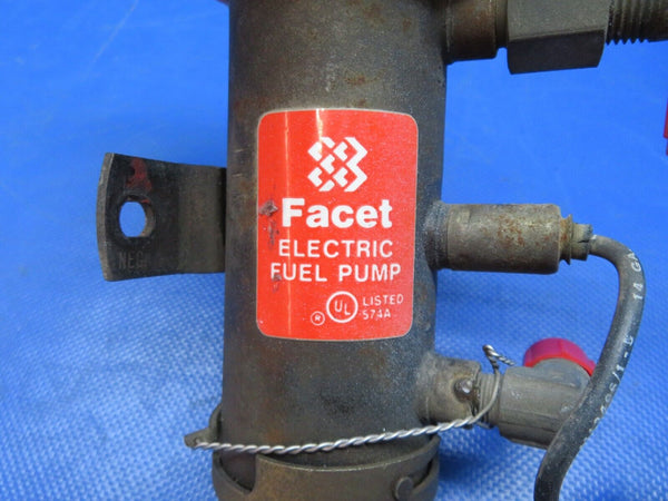 Piper PA-28-181 Archer Facet Electric Fuel Pump P/N 481-666 TESTED (0724-140)