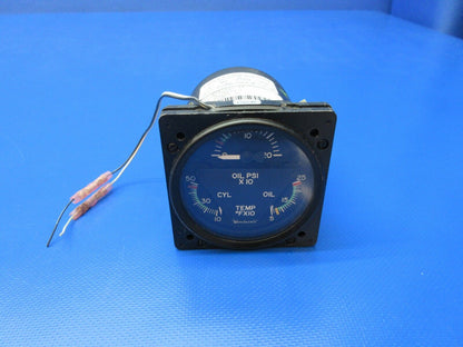 Edo-Aire Beechcraft 3-in-1 Engine Gauge P/N 22-804-032-11 (1224-1238)