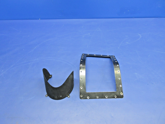 Beech F35 Bonanza RH Landing Light Frame & Deflector P/N 35-115238 (0726-787)0