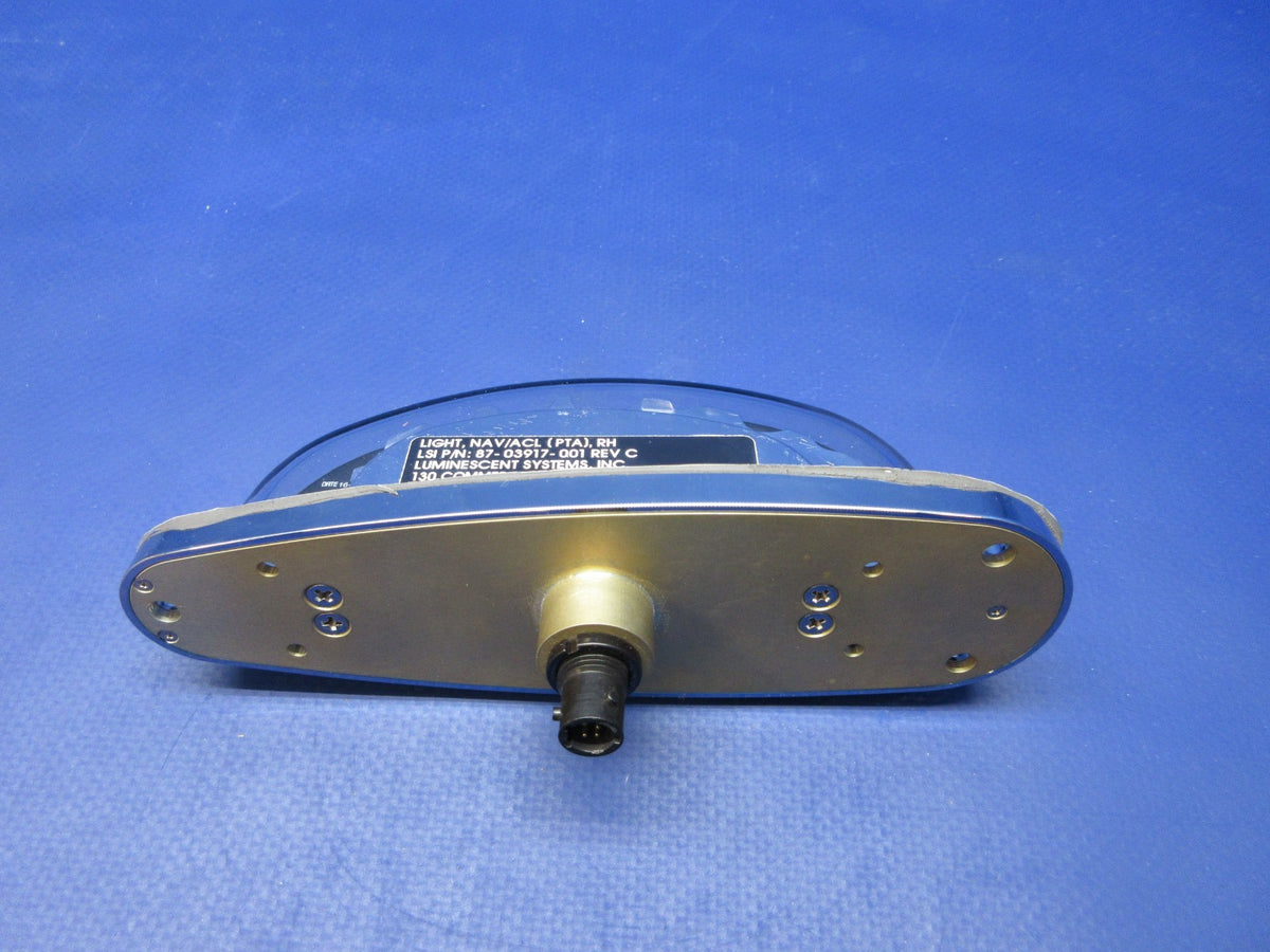 Luminescent Systems RH Nav Wing Tip Light 28V P/N 87-03917-001 TESTED (0526-923)2