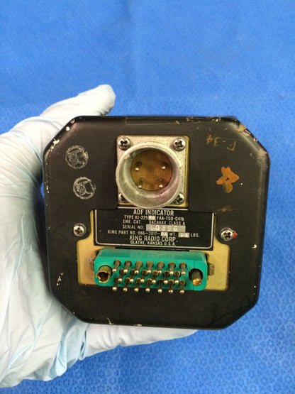 King KI-225 ADF Indicator P/N 066-3017-00  (1015-157)