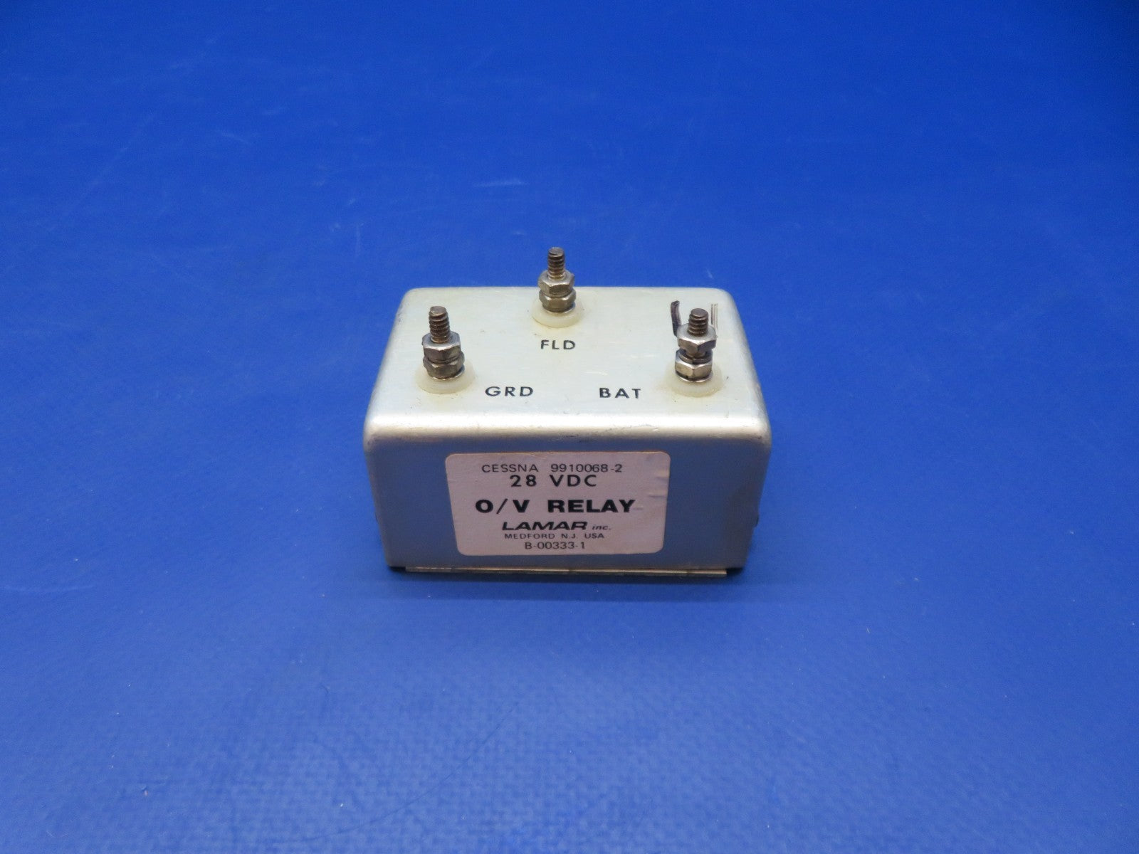 Cessna 421 Lamar Overvoltage Relay 28v P/N 9910068-2 TESTED (0326-227)0