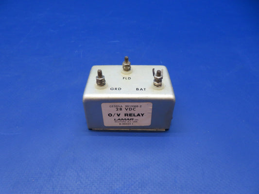 Cessna 421 Lamar Overvoltage Relay 28v P/N 9910068-2 TESTED (0326-227)0
