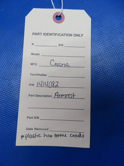 Cessna Armrest P/N 1414082 (0624-1813)