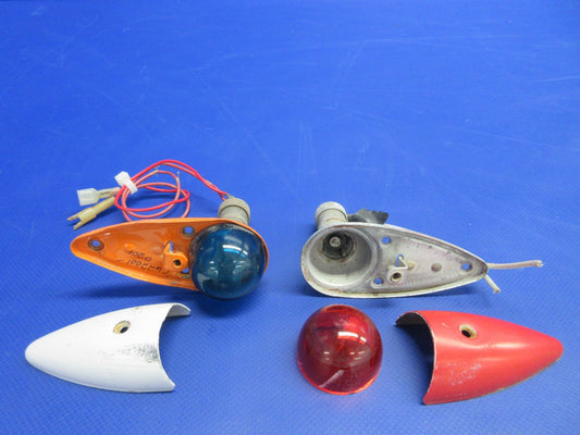 Grimes Wing Tip Position Lights LH & RH P/N 30-0009-34 & AN3033-3 (0626-735)0