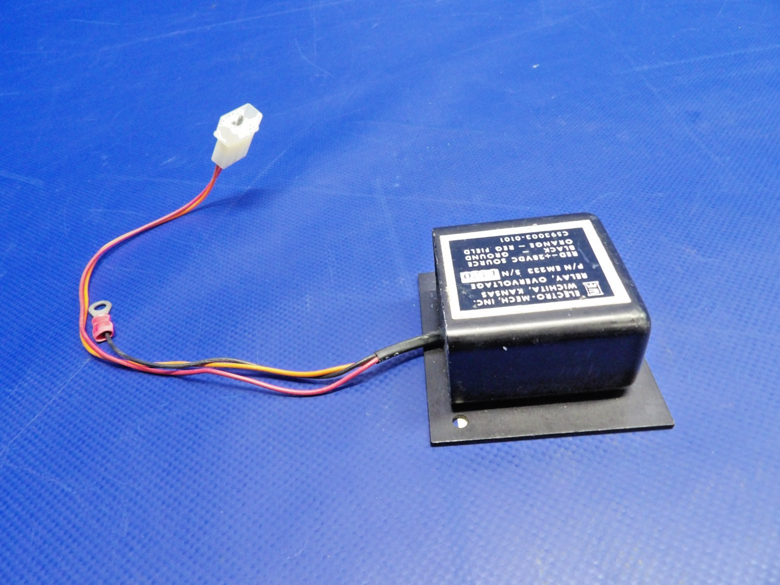 Electro-Mech Overvoltage Relay 28V P/N C593003-0101 NOS (0426-1243)8