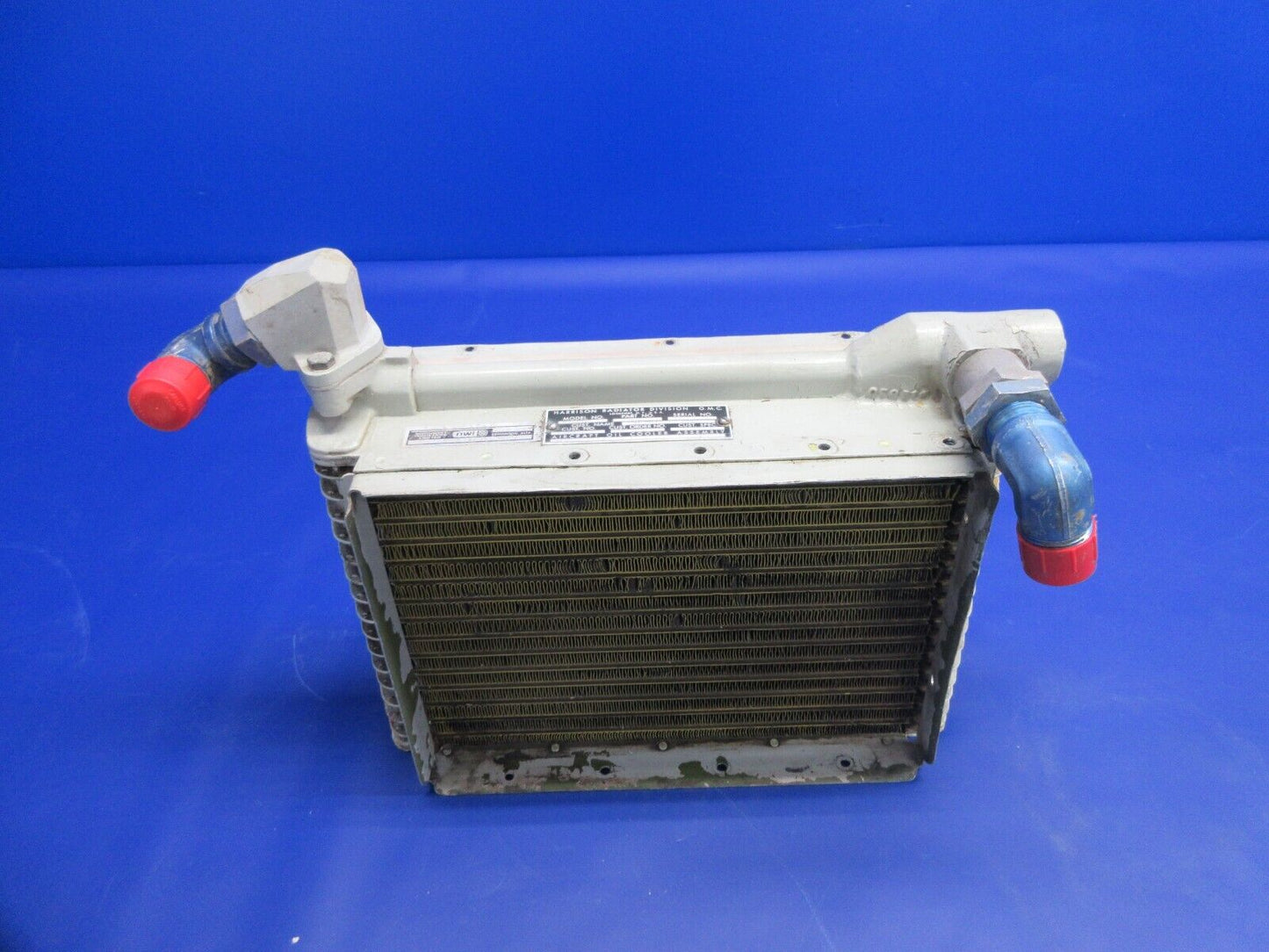 Bell Helicopter Harrison AP15AU11 Oil Cooler Radiator P/N D-65705 (1124-952)