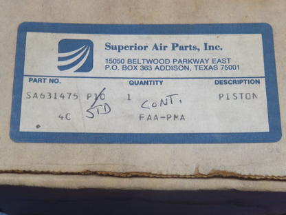 Continental Piston P/N SA631475 (0124-1214)7
