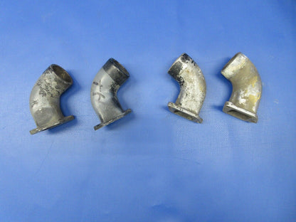 Continental A65 Intake Elbow P/N 4602, 3585 LOT OF 4 (0324-664)