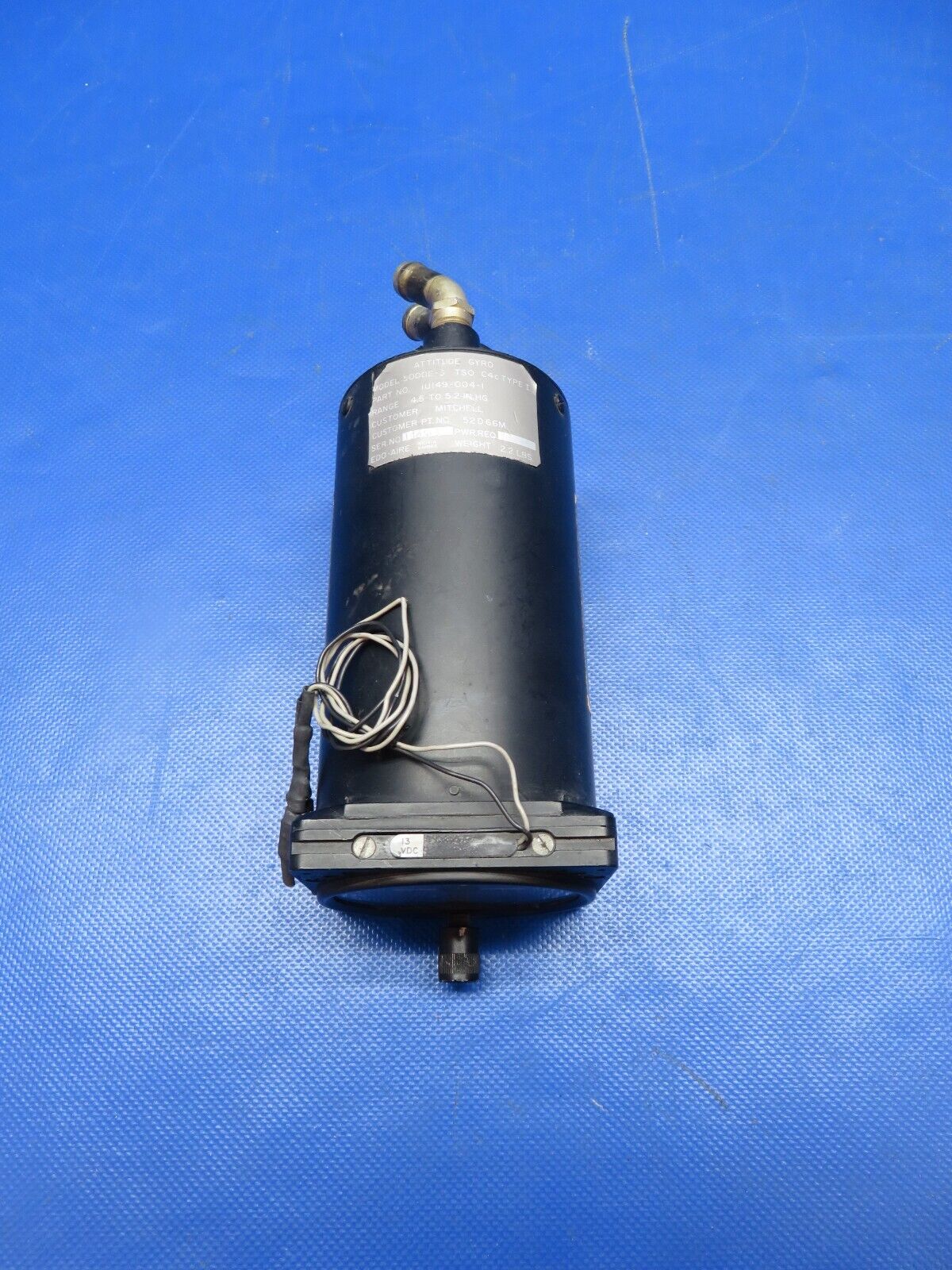 Edo-Aire Mitchell 5000E-3 Attitude Gyro P/N 1U149-004-1 CORE (0824-1760)