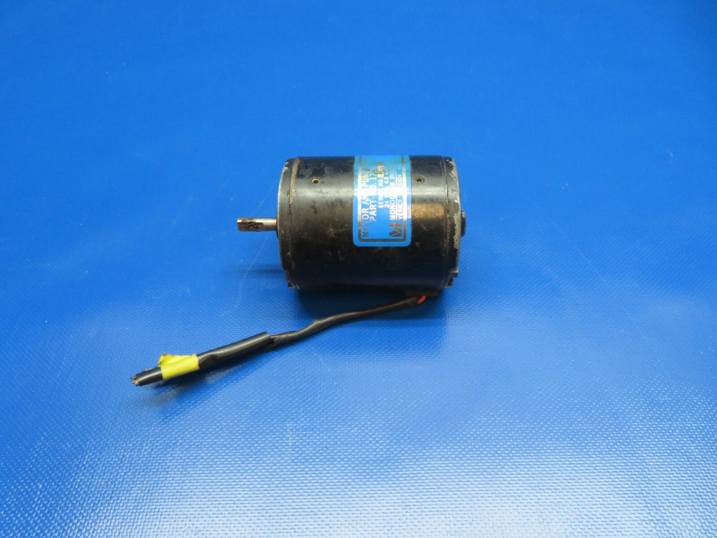 Monogram Industries Motor 24v P/N 17000-102 TESTED (0523-899)0