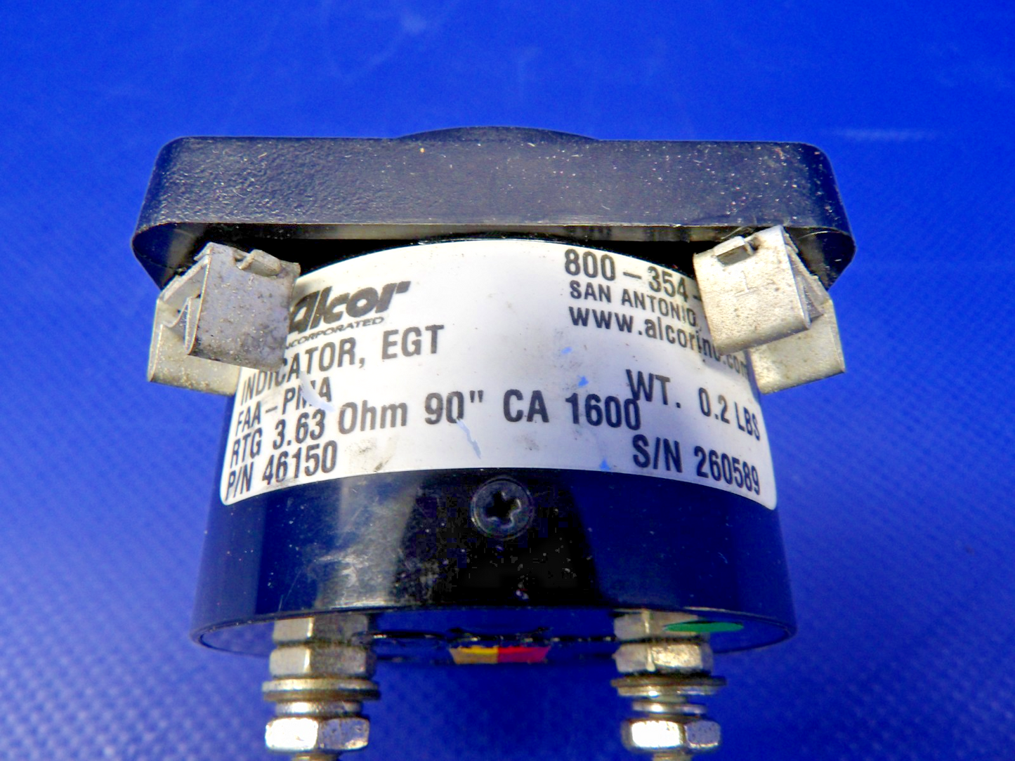 =Mooney M20 / M20C Alcor EGT Indicator P/N 46150 TESTED (0426-1353)1