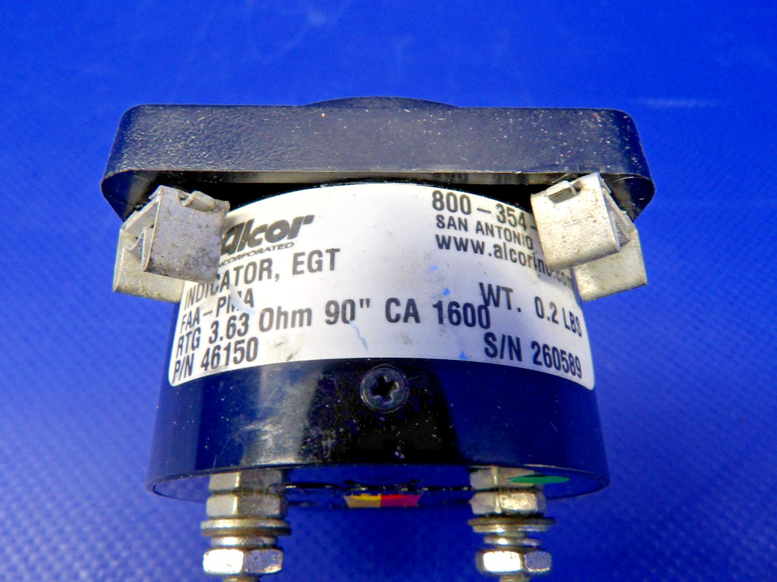 =Mooney M20 / M20C Alcor EGT Indicator P/N 46150 TESTED (0426-1353)1