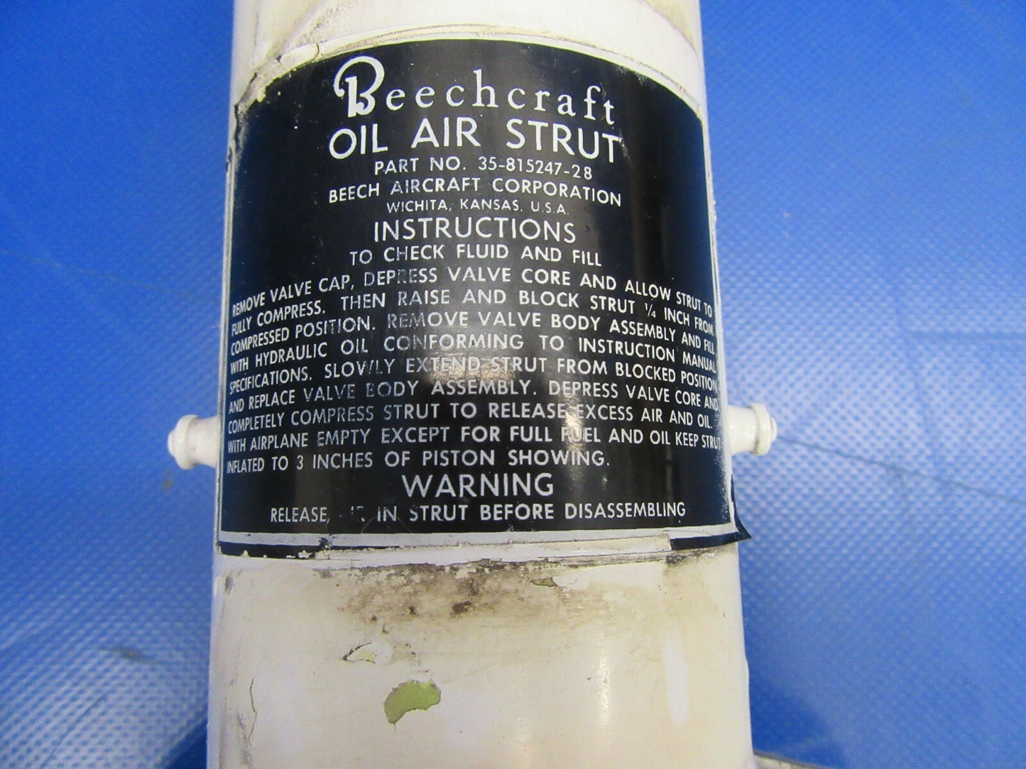 Beech Bonanza A36 Main Gear Strut Trunnion Tube RH P/N 35-815246-7 (0719-81)2