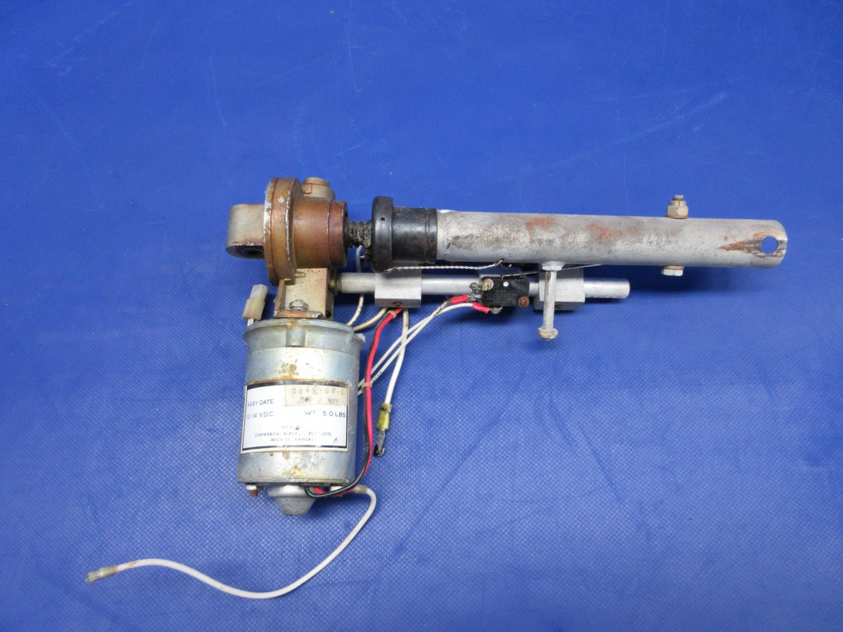 Rockwell Commander 112 Flap Motor + Actuator 12-14V D145-00-25 TESTED (0926-736)1