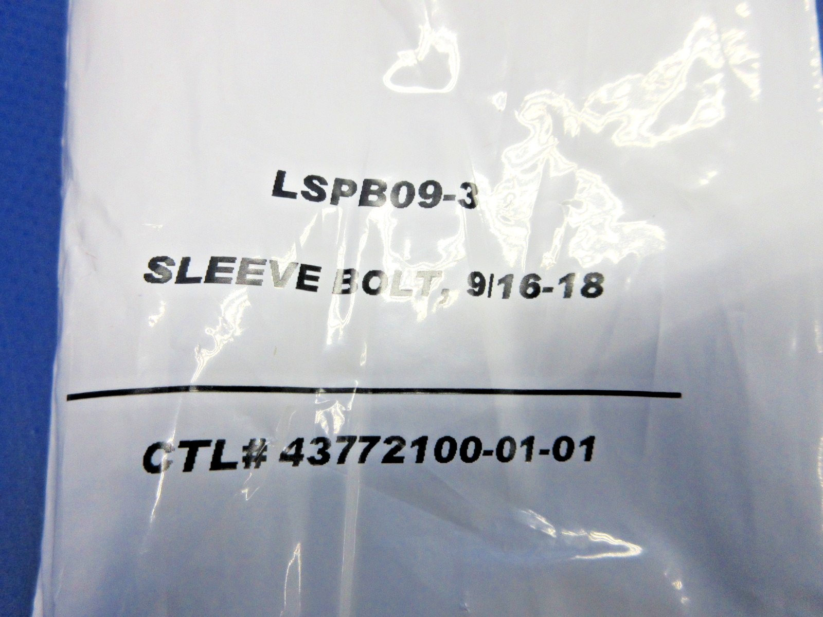 Lord Engine Mount Sleeve Bolt 9/16-18 P/N LSPB09-3 LOT OF 4 NOS (0426-847)3