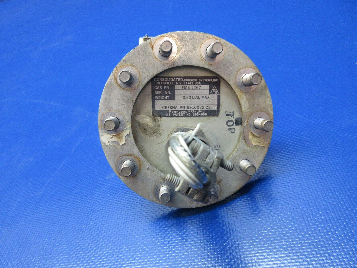 Cessna LH Fuel Level Transmitter w/ Mount P/N PAA700-13 WARRANTY (1224-1264)