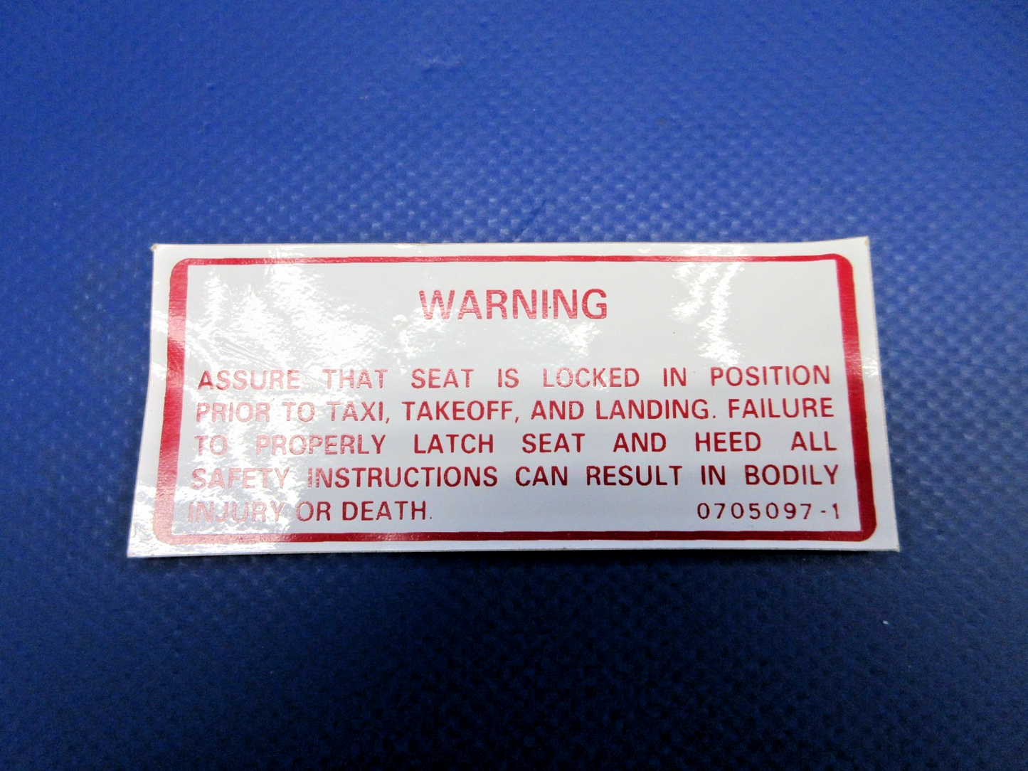Cessna Assorted Placards LOT P/N 0543032-3 NOS (0426-721)2
