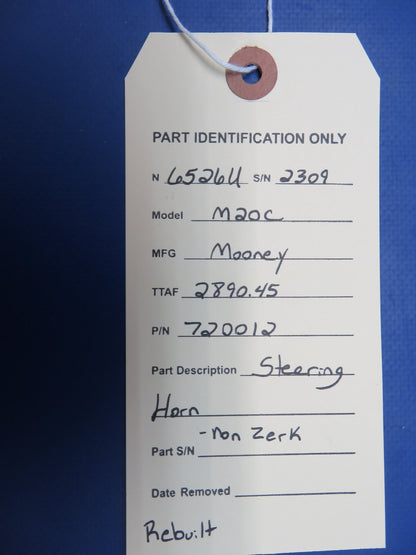 Mooney M20 / M20C Steering Horn (Non Zerk) P/N 720012 REBUILT (0626-403)10