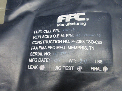 Beech 95 D95A Travel Air LH 31 Gallon FFC Aux Fuel Tank P/N 2911-13 (0524-2025)