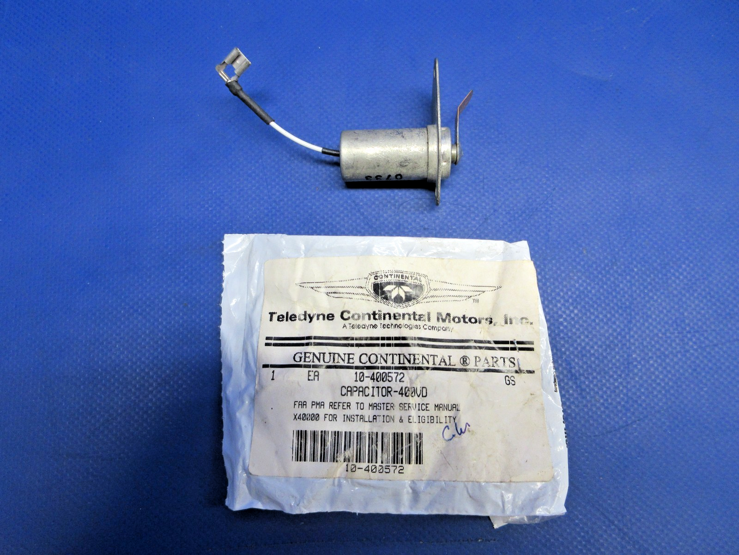 Continental Capacitor P/N 10-400572 NOS (0626-885)1