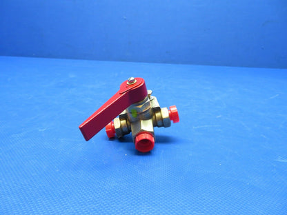 Piper Imperial 3-Way Fuel Valve P/N 491-947 REBUILT (0624-1798)