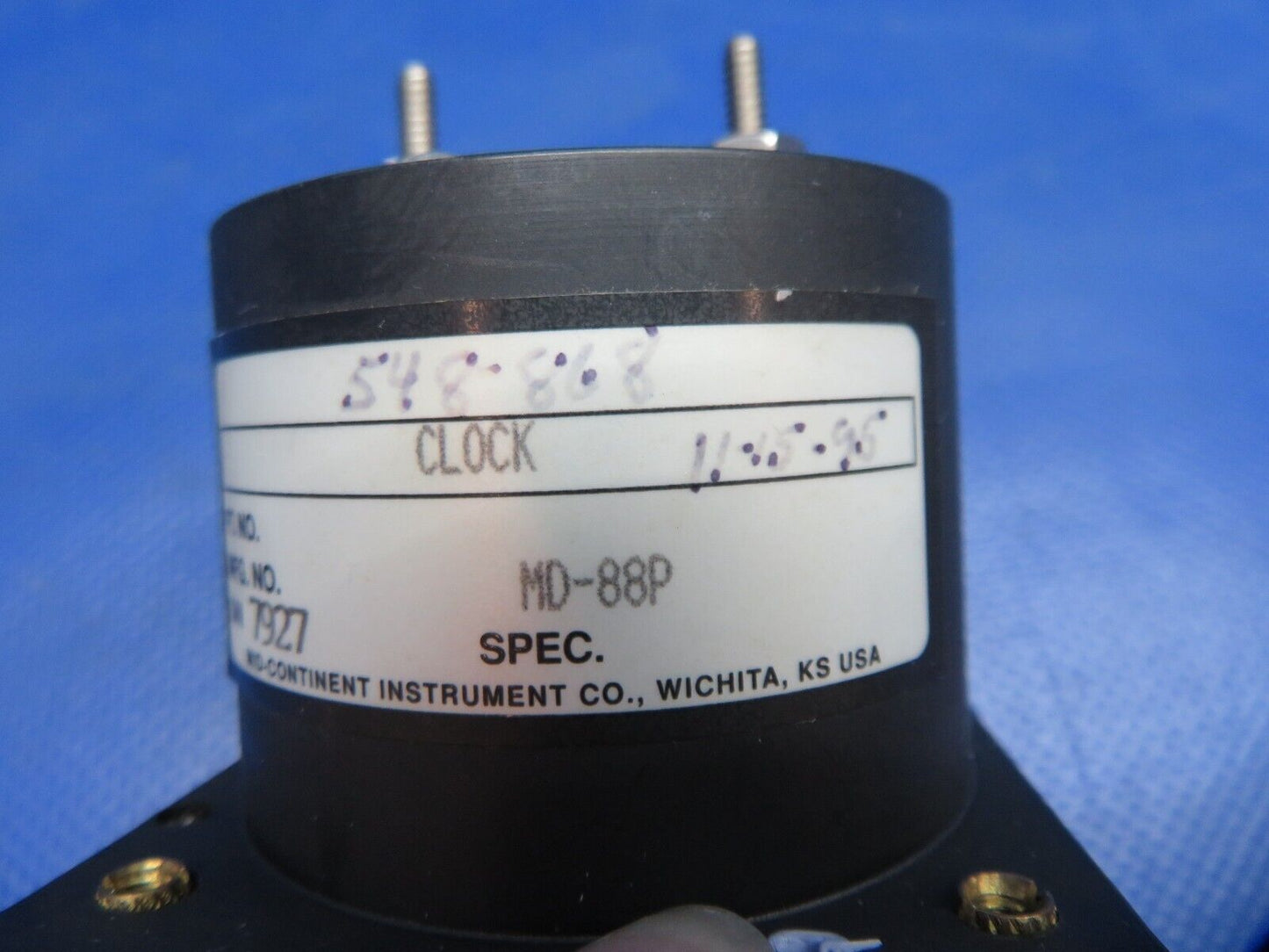 =Mid-Continent Electric Clock 12-32v 548-868 TESTED (1124-153)
