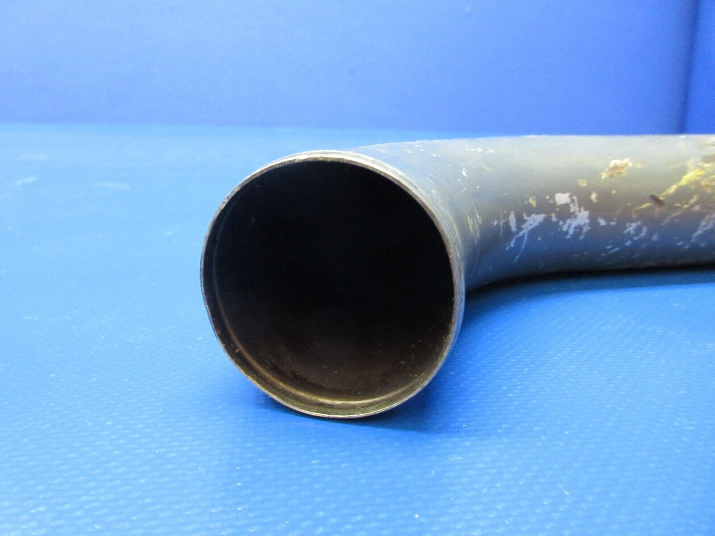 =Lycoming VO-435 Intake Pipe Cylinder #3 / #4 w/ Flange P/N 68957 (1124-1457)
