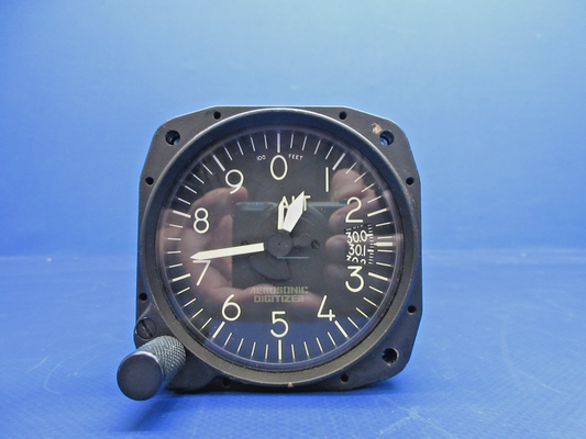 Aerosonic Corp Altimeter P/N 101627-10344 WARRANTY (0626-830)0