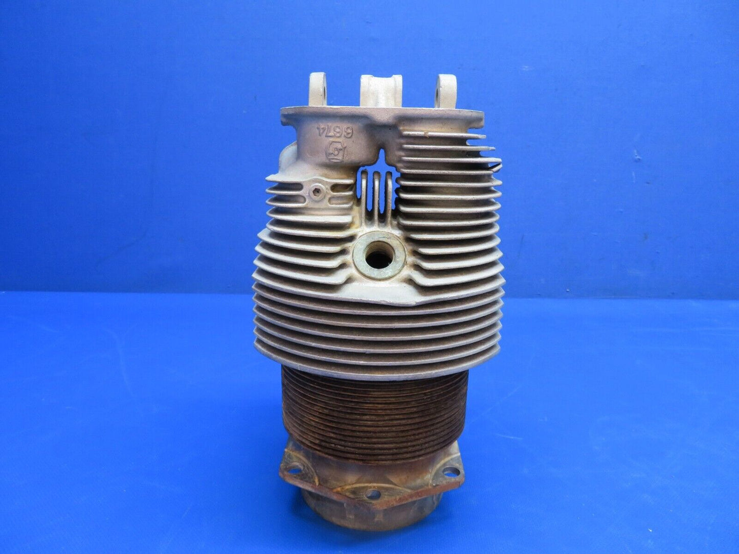 Continental C-75, C-85 Cylinders Cast# 6674 LOT OF 4 Std. Steel CORE (0824-1782)