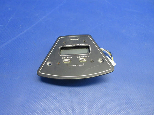 Beech Dual Yoke Davtron MB801-28 Digital Clock P/N MB801-28 TESTED (0626-896)0