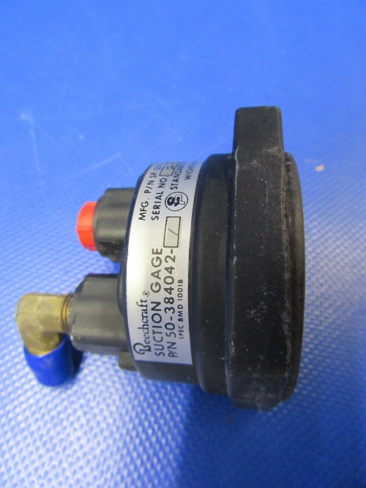 Beech A23A Musketeer Suction Gauge P/N 50-384042-1, SP-357H-BEC (0521-422)
