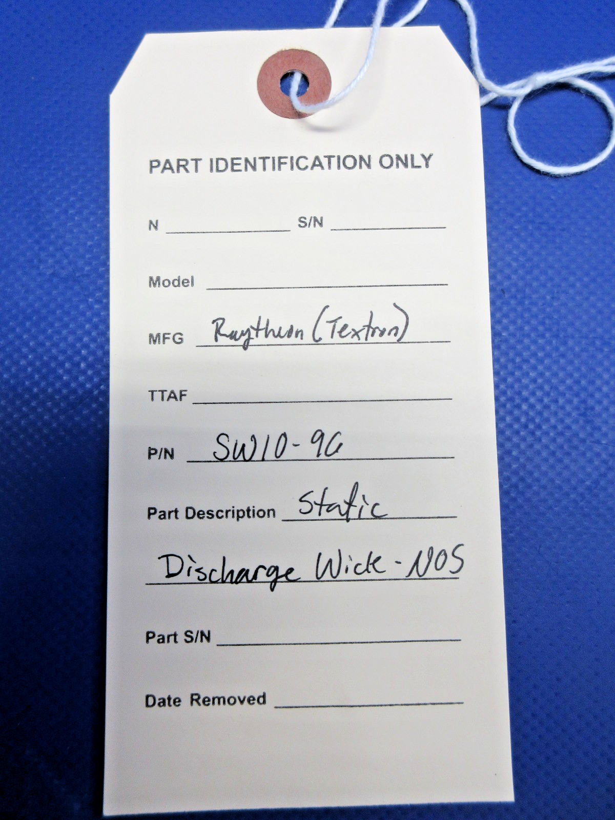 Raytheon (Textron) Static Discharge Wick P/N SW10-96 NOS (0826-910)8