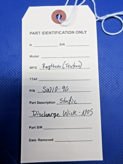 Raytheon (Textron) Static Discharge Wick P/N SW10-96 NOS (0826-910)8