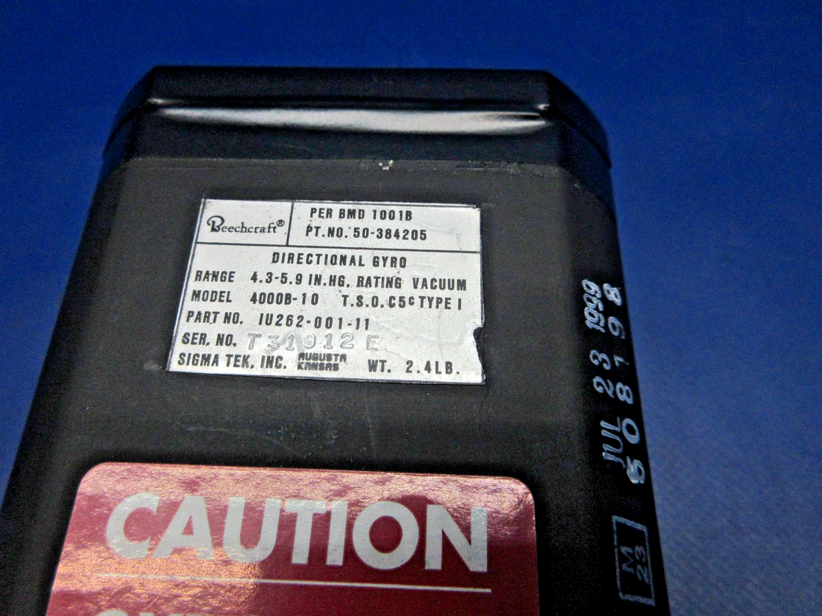 Sigma Tek 4000B-10 Directional Gyro w/8130 IU363-001-11 CORE (0626-833)4