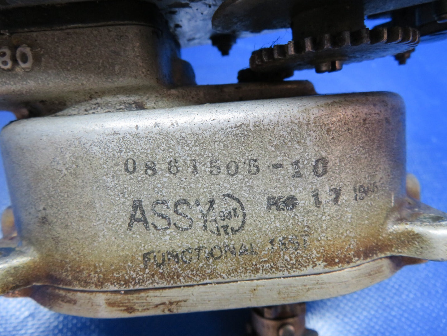 Cessna 310 GE Flap Motor & Transmission 24V P/N 0861505-10, 0813603-2 (1119-337)15