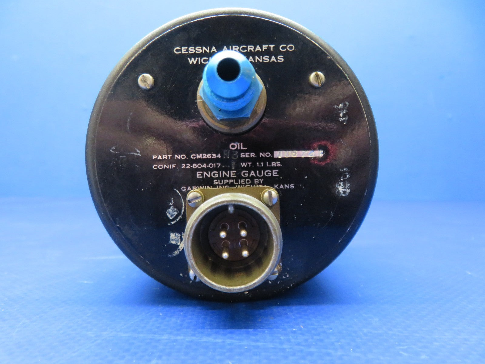 Cessna 421 Garwin 3-in-1 Engine Gauge P/N 22-804-017-1 WARRANTY (0326-213)9