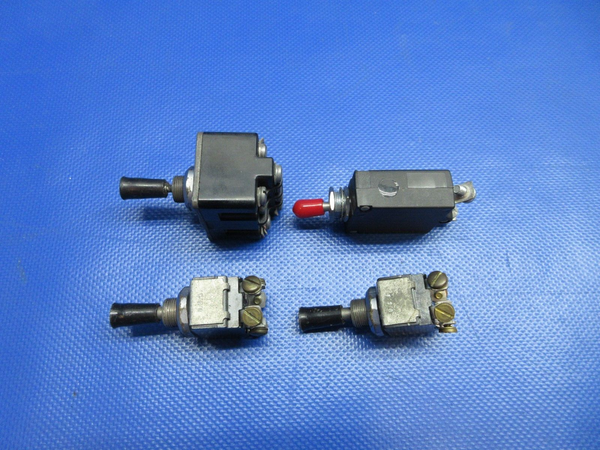 Cessna 337 / P337H Skymaster Toggle Switches P/N MS27406-1 LOT OF 11 (0724-1929)