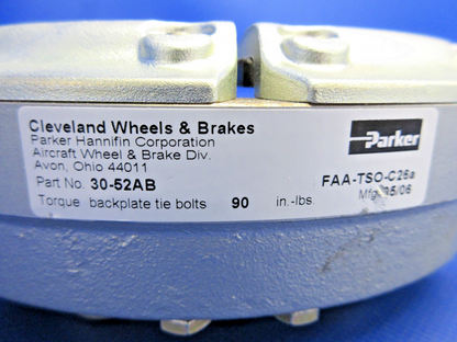 Cleveland 30-52AB Brake Caliper & Torque Plate 13399-104 NOS (0326-973)11