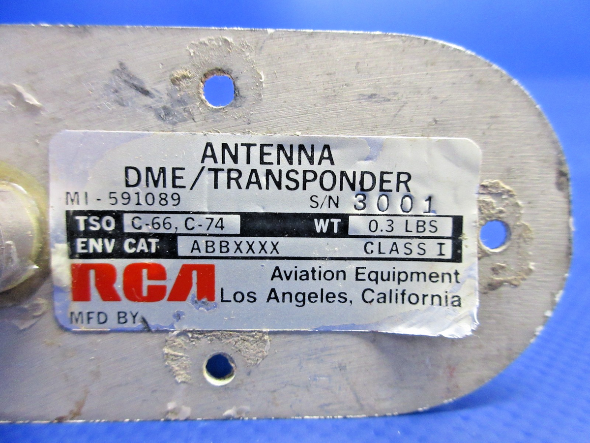RCA DME / Transponder Antenna P/N MI-591089 (0826-892)2